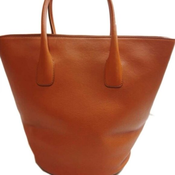 Dolce & Gabbana Calfskin Bucket Tote Bag, Tan/Cognac, Authentic, Worn Once, EUC - Picture 13 of 15